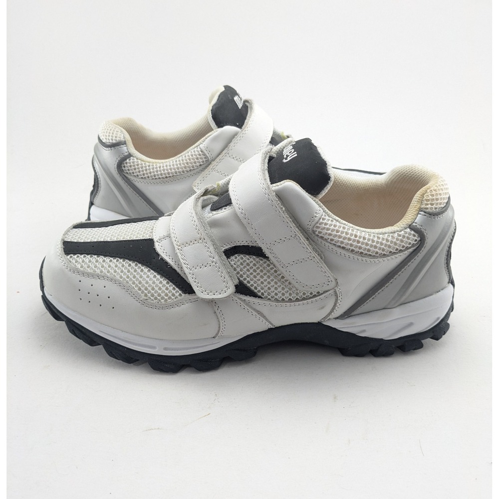 Mens Mt. Emey Extreme-Light White Leather Athletic Shoes 9702-3V Size 11.5